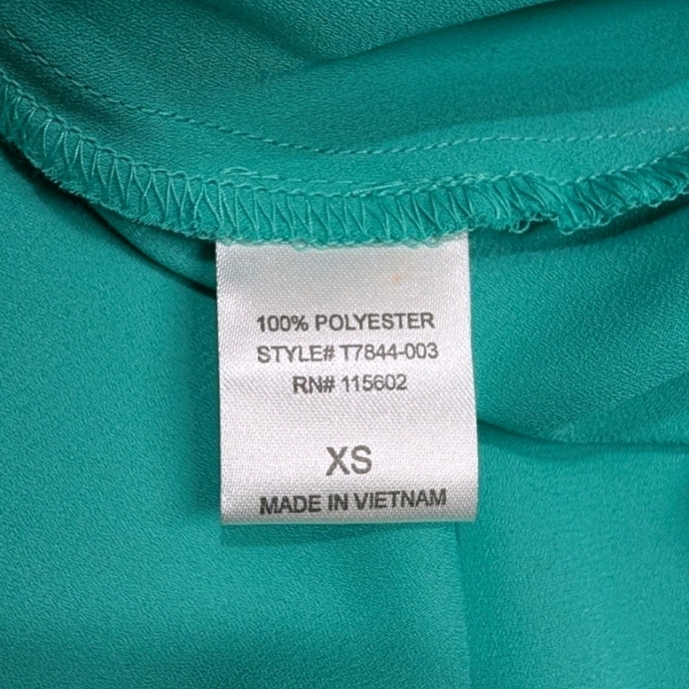 NWT Lush XS Sleeveless Top Blouse Tank Top Cami Green City Spring Summer #750 - Picture 4 of 6